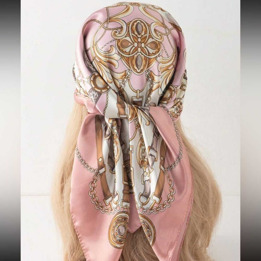 3for$20 1pc Women's Fashion Printed Twill Scarf Headscarf